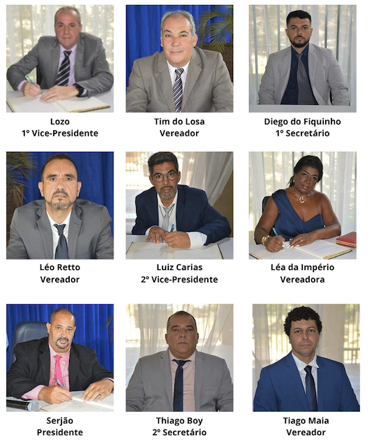 Vereadores da Câmara Municipal de Comendador Levy Gasparian–RJ, 2025 