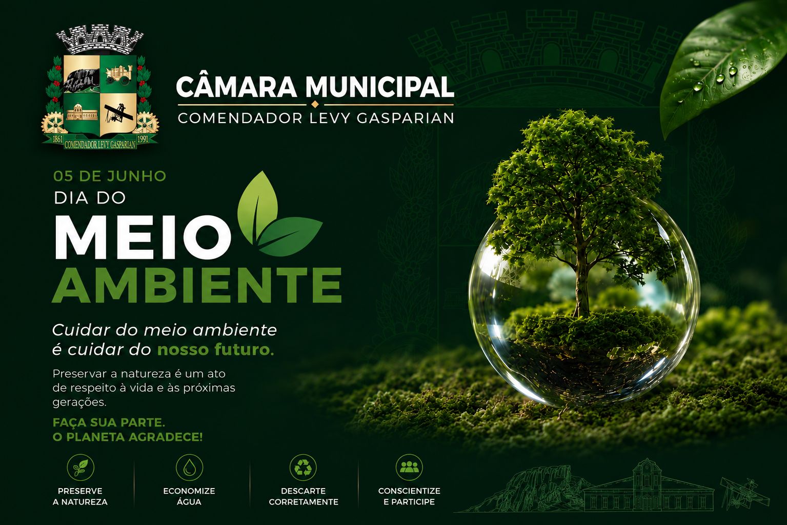 🌍 05 de junho – Dia Mundial do Meio Ambiente 🌱